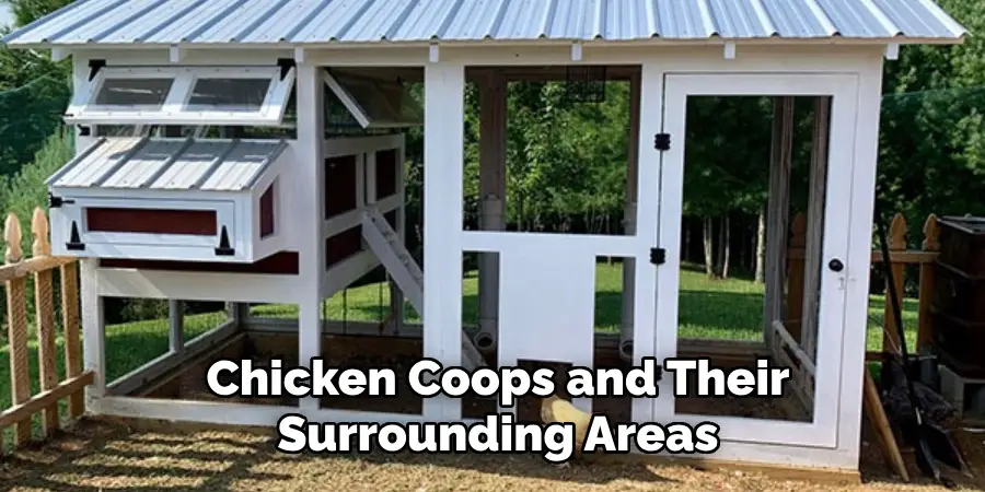 Chicken Coops and Their Surrounding Areas