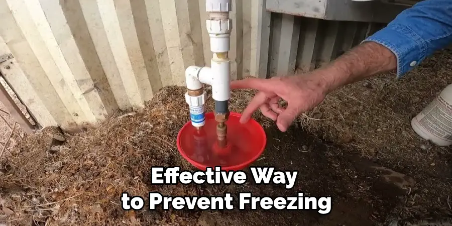 Effective Way to Prevent Freezing