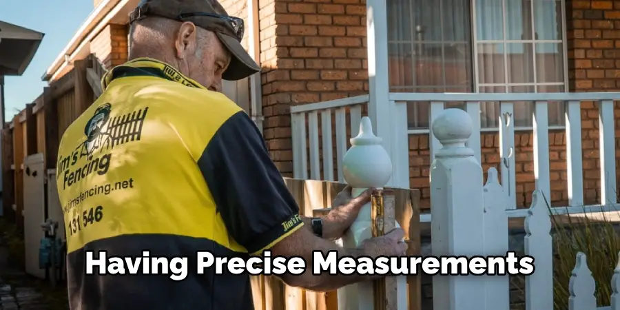 Having Precise Measurements