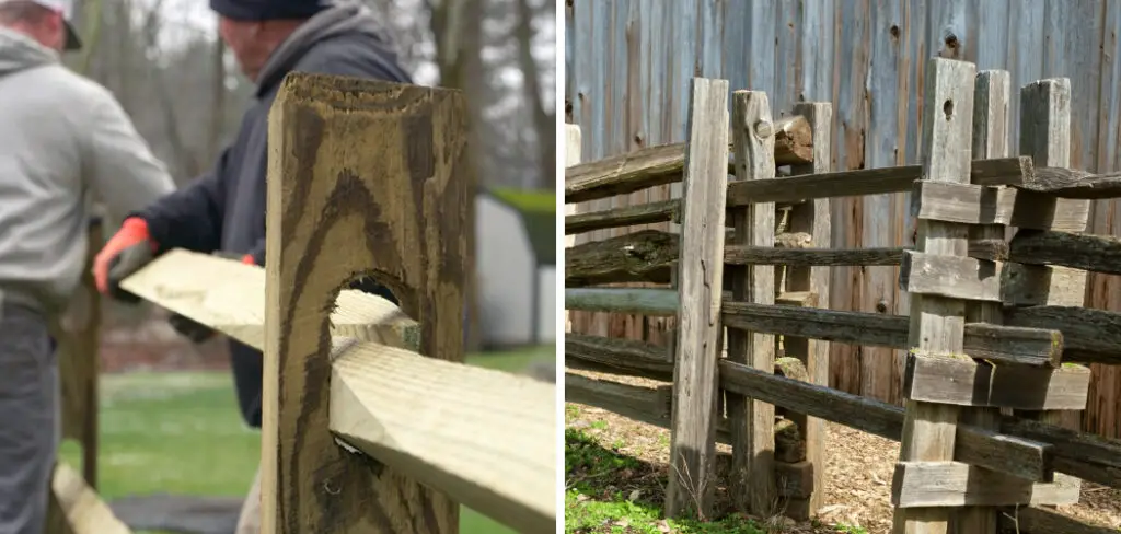 How to Replace Split Rail Fence Rails