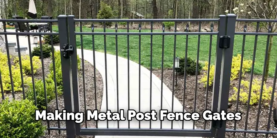 Making Metal Post Fence Gates