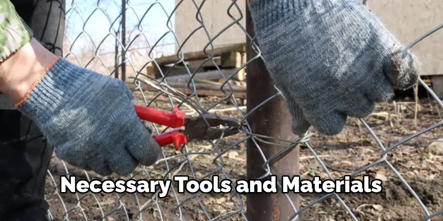 Necessary Tools and Materials