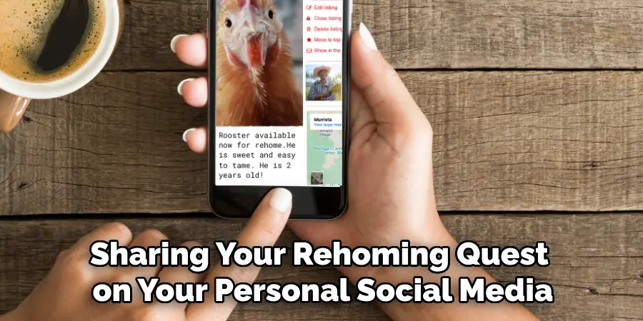 Sharing Your Rehoming Quest on Your Personal Social Media