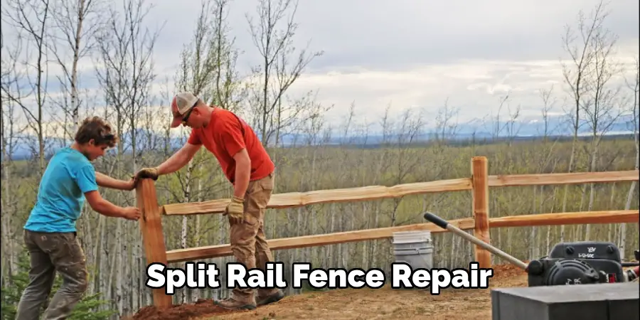 Split Rail Fence Repair