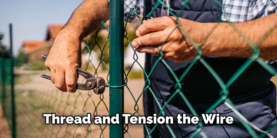 Thread and Tension the Wire