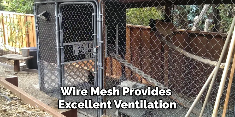Wire Mesh Provides Excellent Ventilation