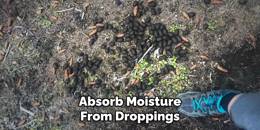 Absorb Moisture
From Droppings