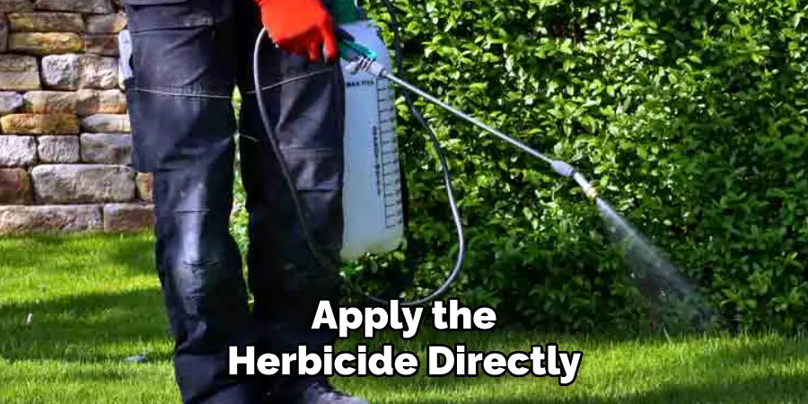 Apply the
Herbicide Directly