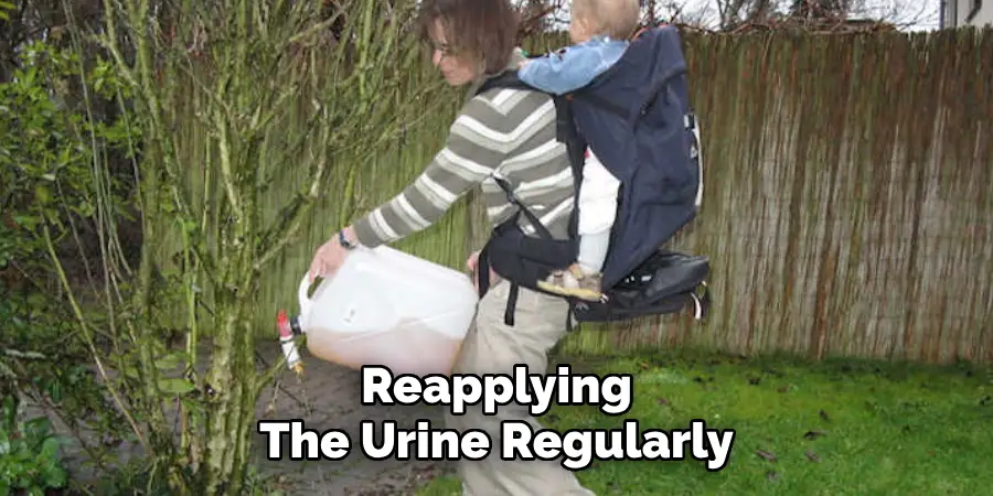 Reapplying
The Urine Regularly