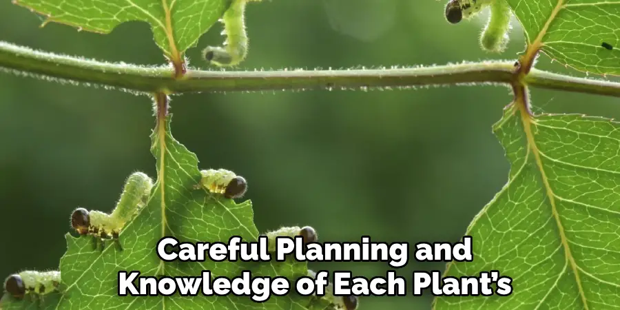 Careful Planning and
Knowledge of Each Plant’s 