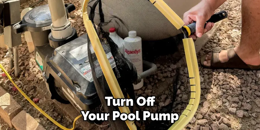 Turn Off Your Pool Pump