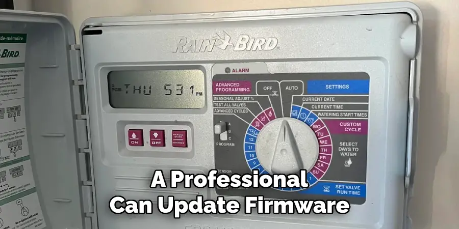 A Professional
Can Update Firmware