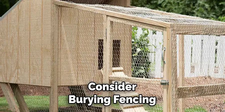Consider Burying Fencing