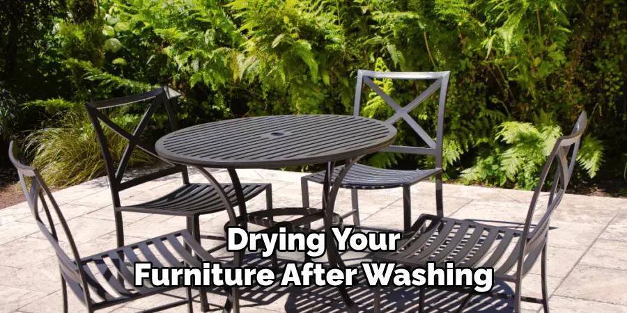 Drying Your Furniture After Washing