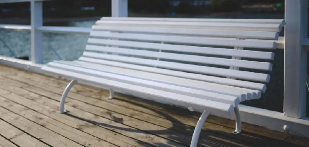 How to Clean White Patio Furniture