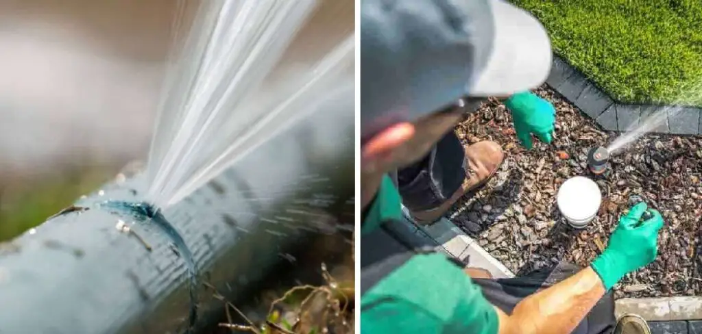 How to Find a Broken Sprinkler Pipe