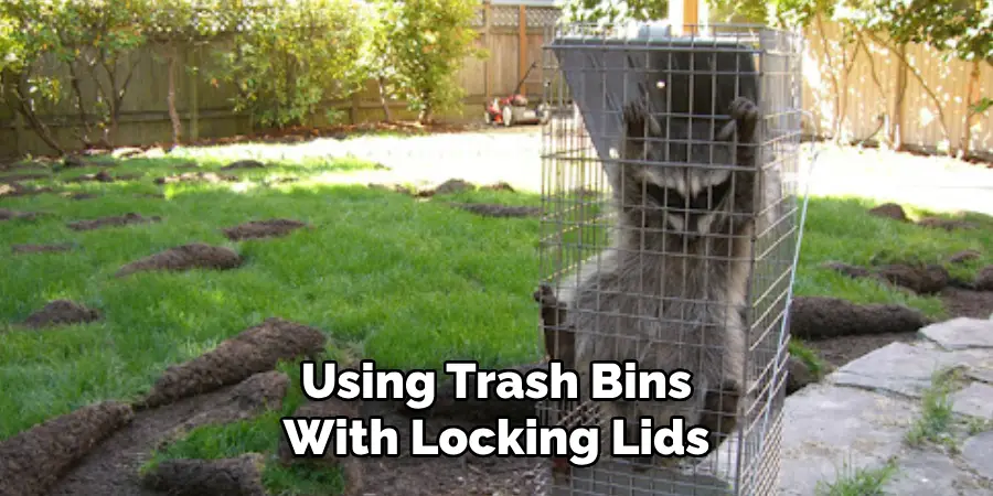 Using Trash Bins With Locking Lids