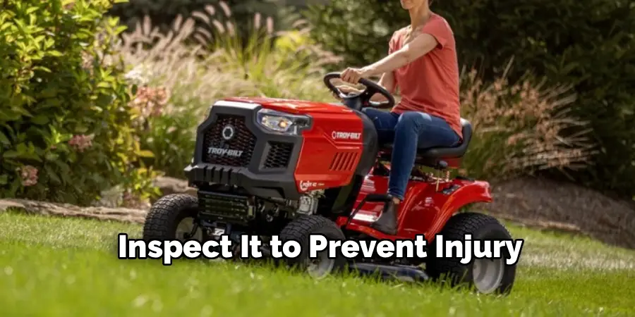 Inspect It to Prevent Injury