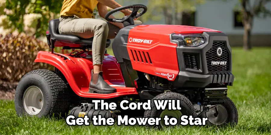 The Cord Will Get the Mower to Star