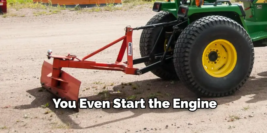 You Even Start the Engine