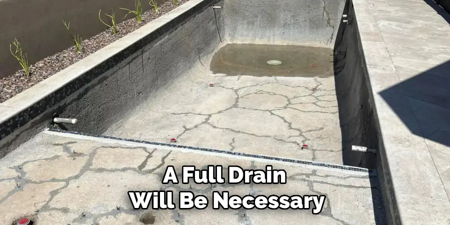 A Full Drain 
Will Be Necessary