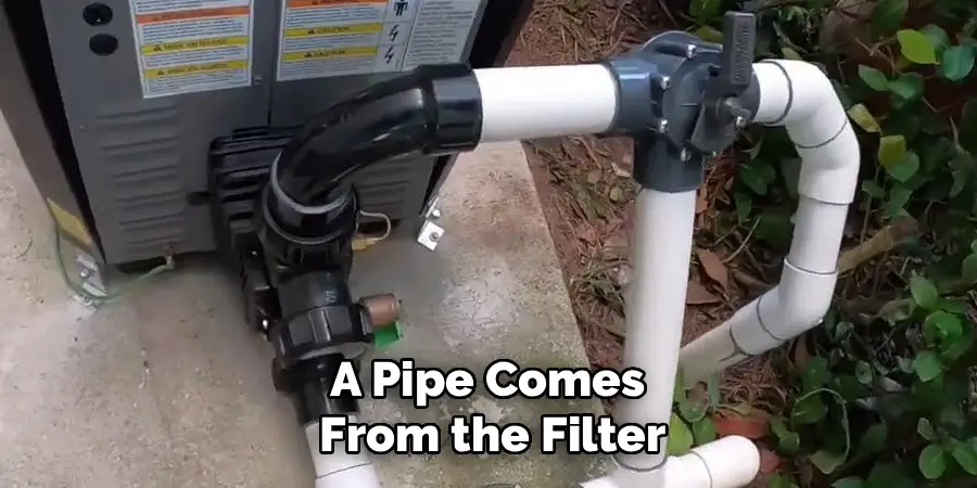 A Pipe Comes 
From the Filter