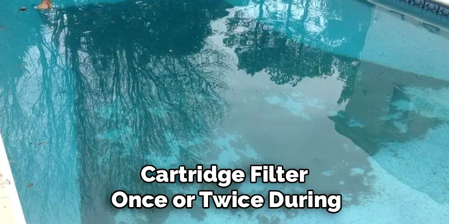 Cartridge Filter 
Once or Twice During