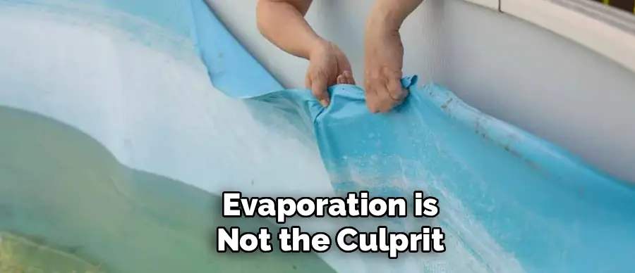 Evaporation is
Not the Culprit