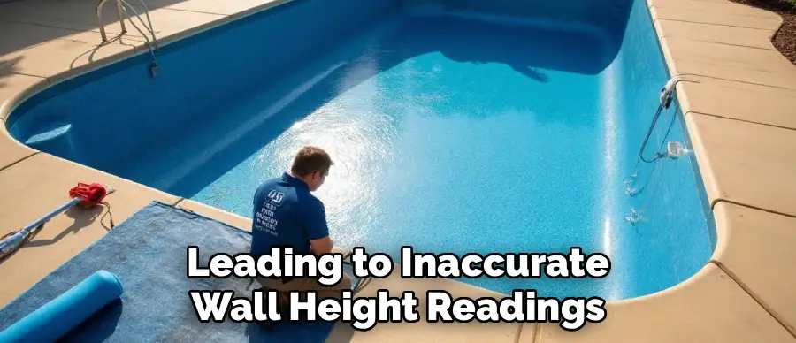 Leading to Inaccurate
Wall Height Readings