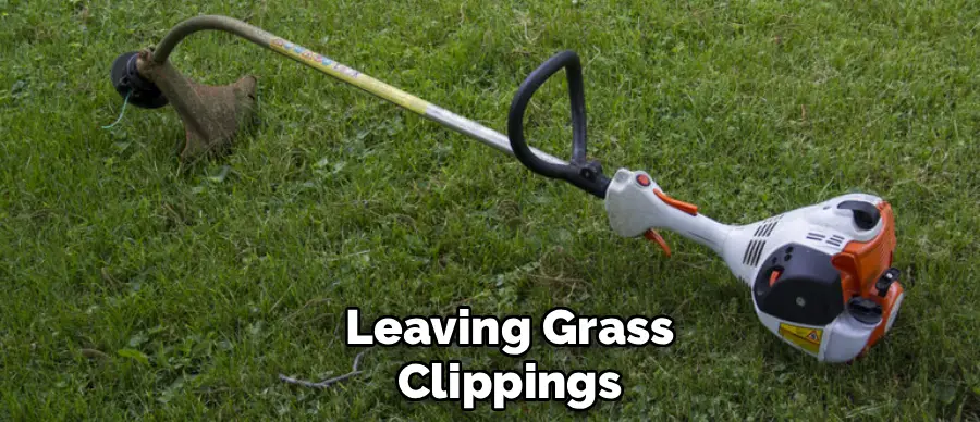 Leaving Grass
Clippings