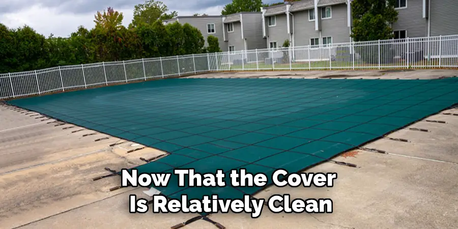 Now That the Cover 
Is Relatively Clean