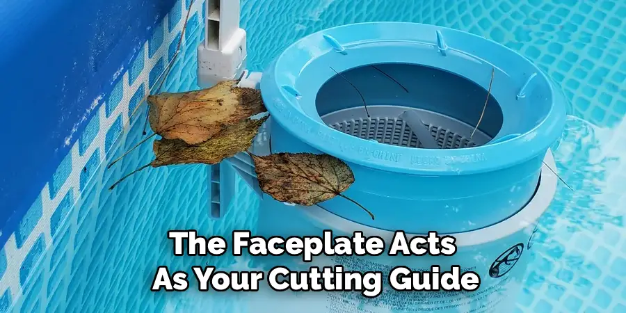 The Faceplate Acts
As Your Cutting Guide
