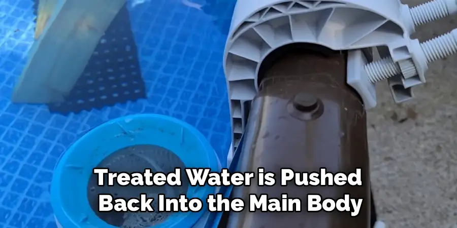 Treated Water is Pushed
Back Into the Main Body