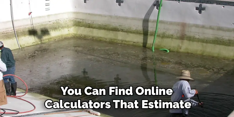 You Can Find Online
Calculators That Estimate