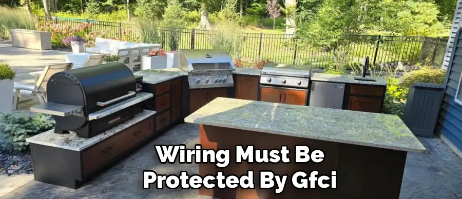 Wiring Must Be
Protected By Gfci