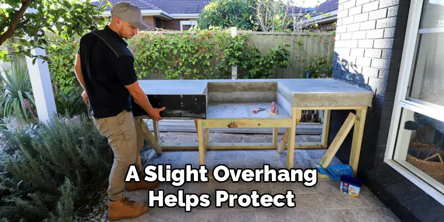 A Slight Overhang Helps Protect