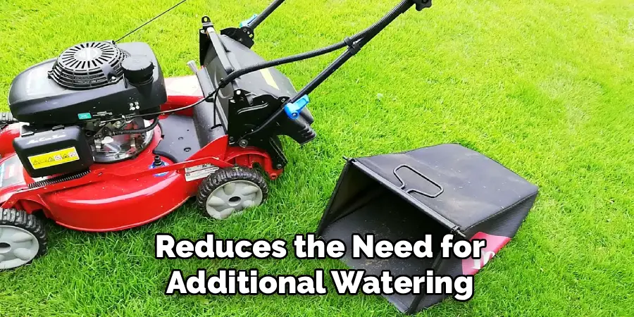 Reduces the Need for
Additional Watering