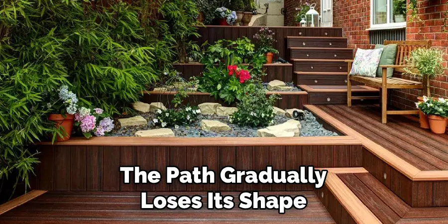 The Path Gradually Loses Its Shape