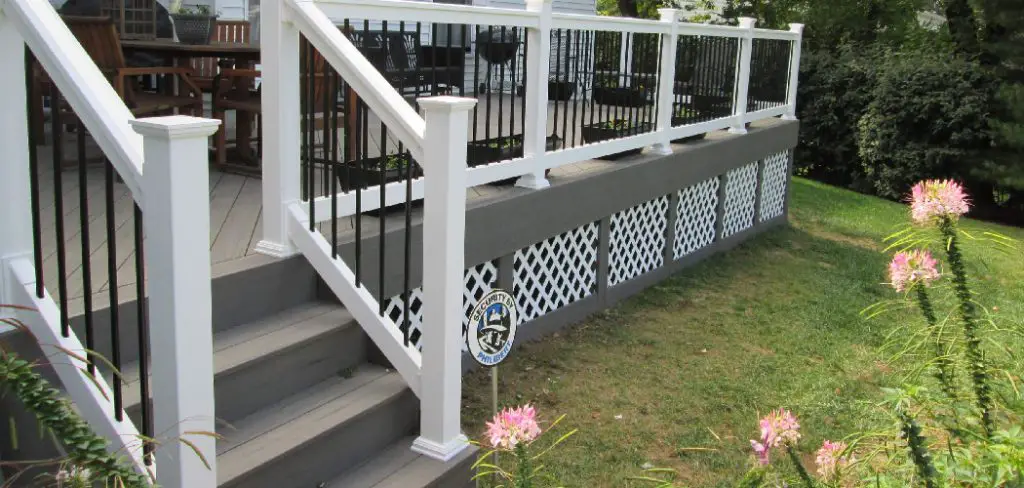 How to Install Lattice Under Deck