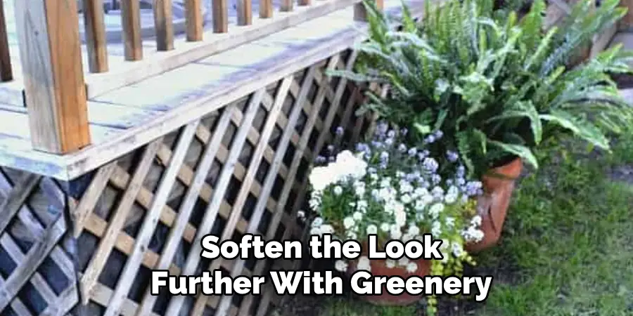 Soften the Look Further With Greenery