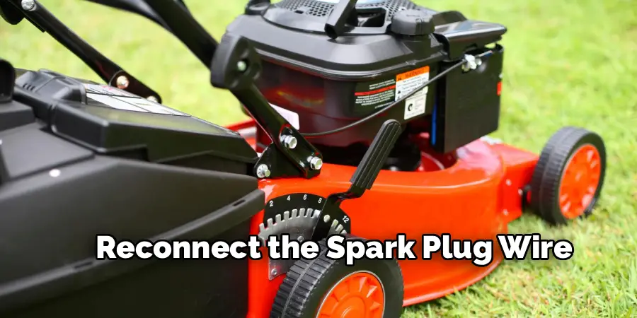 Reconnect the Spark Plug Wire
