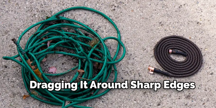 Dragging It Around Sharp Edges
