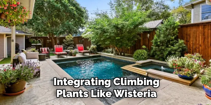 Integrating Climbing
Plants Like Wisteria