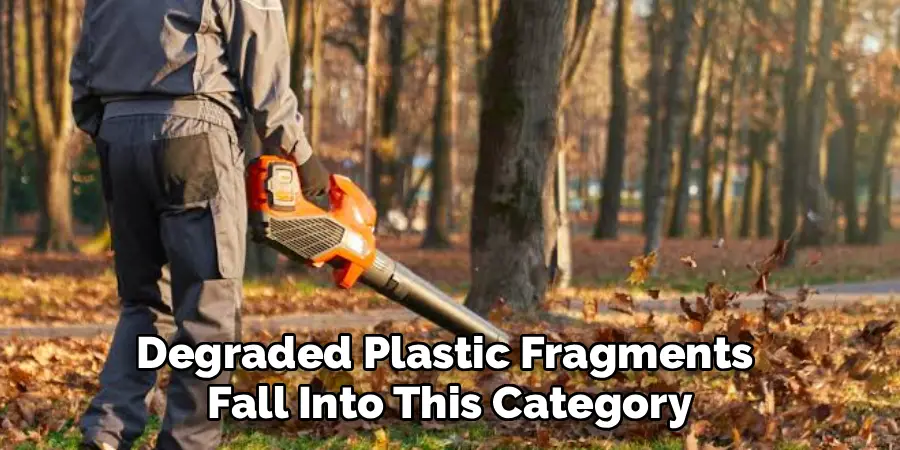Degraded Plastic Fragments
Fall Into This Category