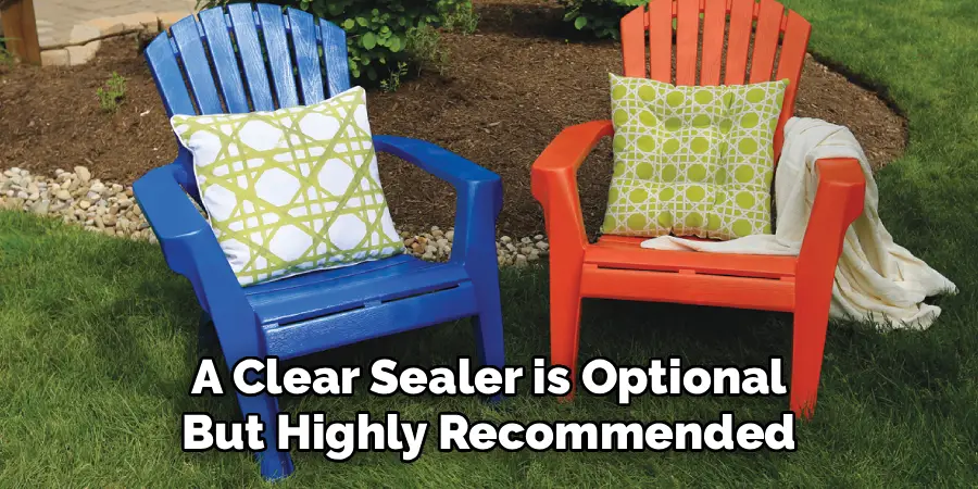 A Clear Sealer is Optional
But Highly Recommended