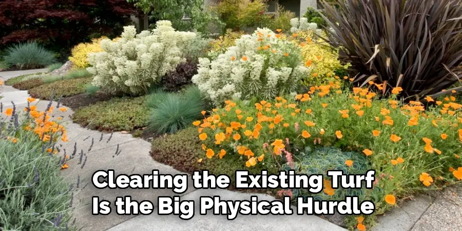 Clearing the Existing Turf
Is the Big Physical Hurdle