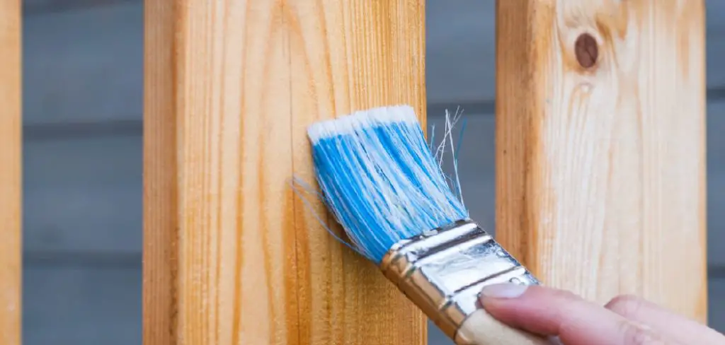 How To Paint A Wooden Fence