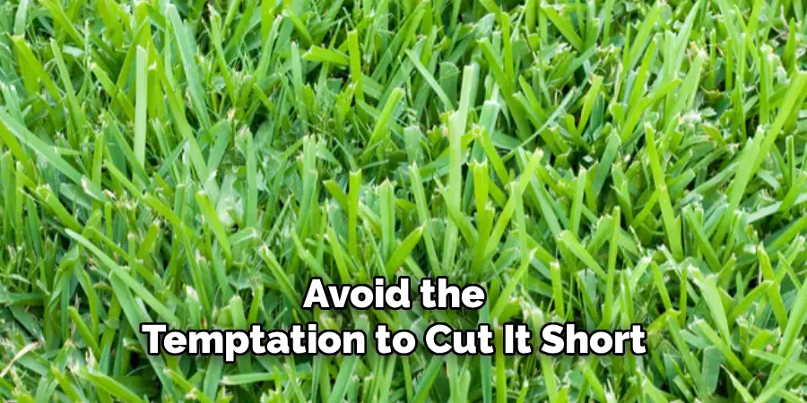 Avoid the Temptation to Cut It Short