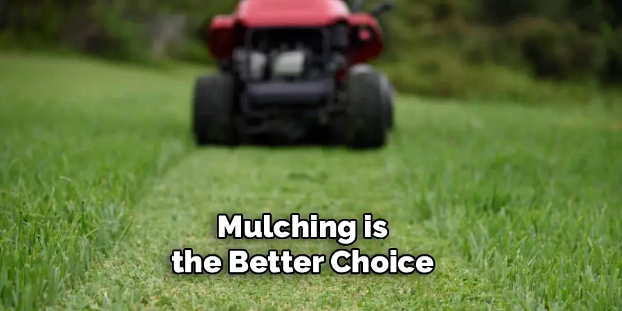 Mulching is the Better Choice