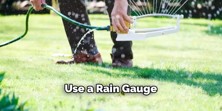 Use a Rain Gauge